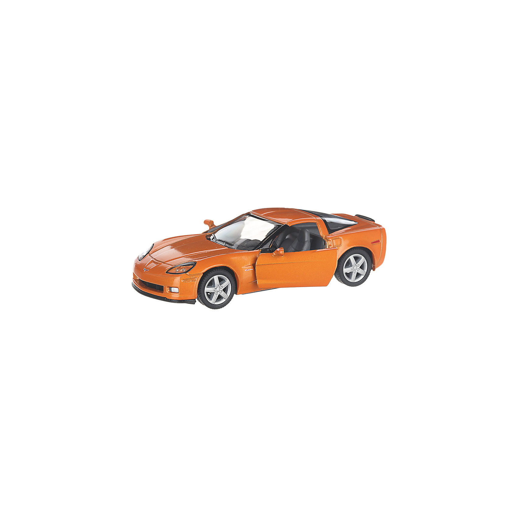 фото Коллекционная машинка serinity toys chevrolet corvette z06, оранжевая