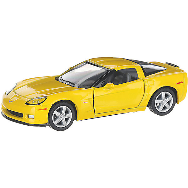 фото Коллекционная машинка serinity toys chevrolet corvette z06, жёлтая