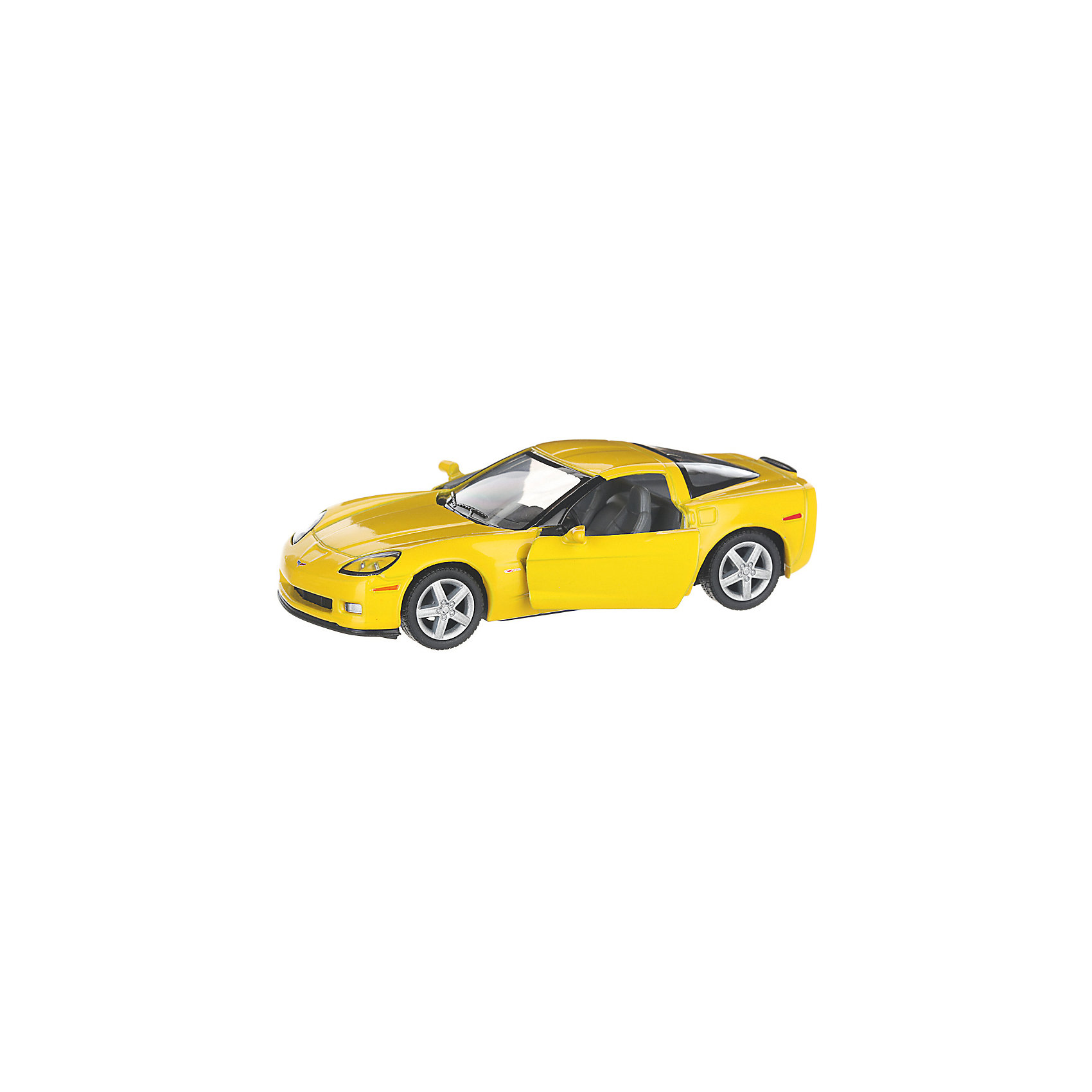 фото Коллекционная машинка serinity toys chevrolet corvette z06, жёлтая