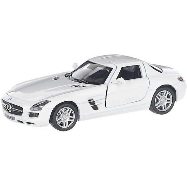 фото Коллекционная машинка Serinity Toys Merсedes-Benz SLS AMG, белая