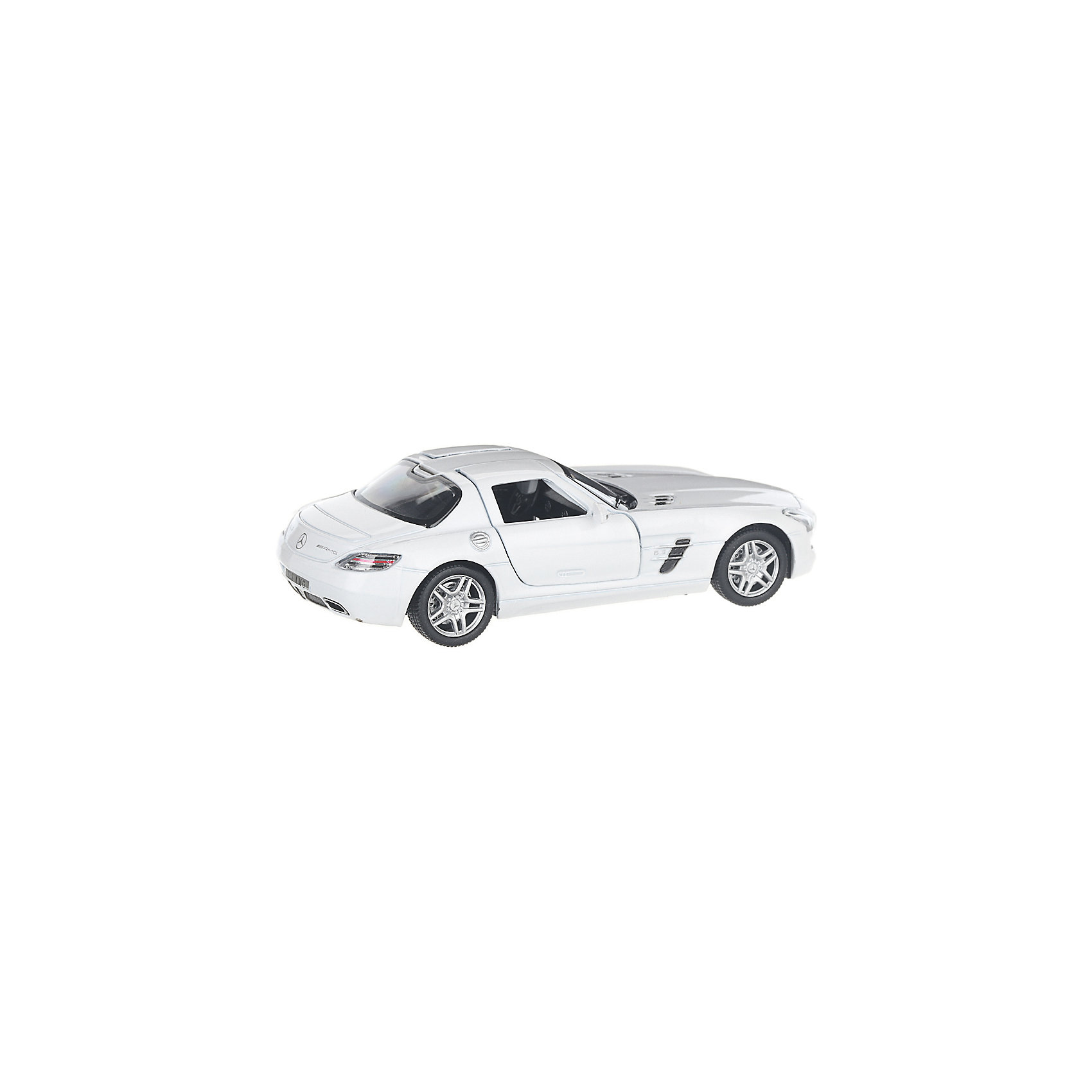 фото Коллекционная машинка Serinity Toys Merсedes-Benz SLS AMG, белая