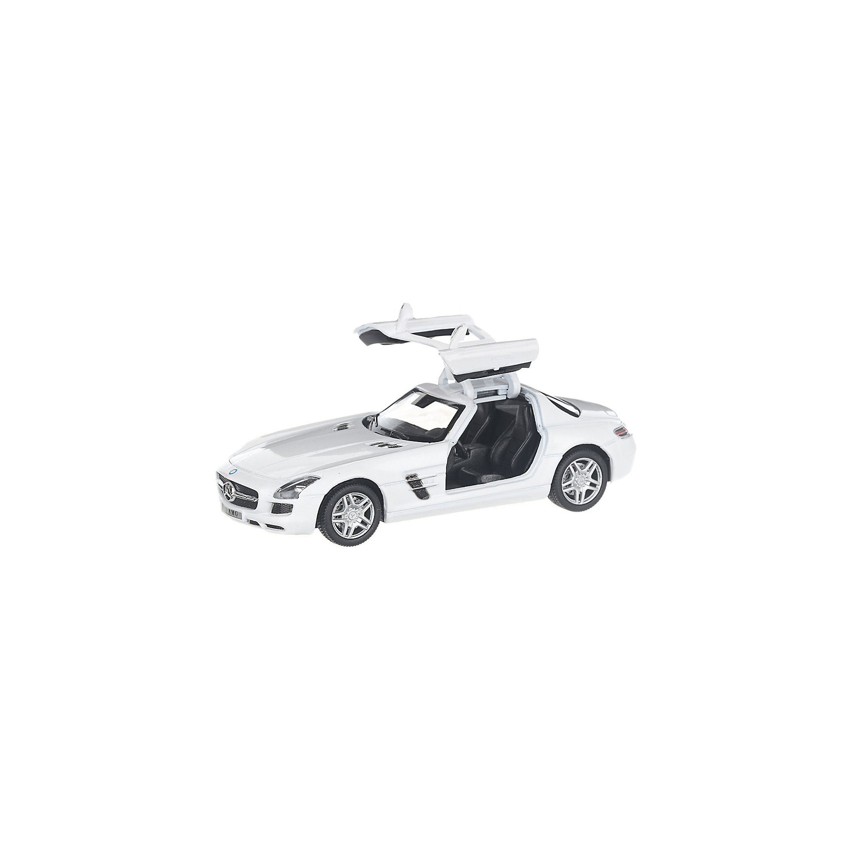 фото Коллекционная машинка Serinity Toys Merсedes-Benz SLS AMG, белая