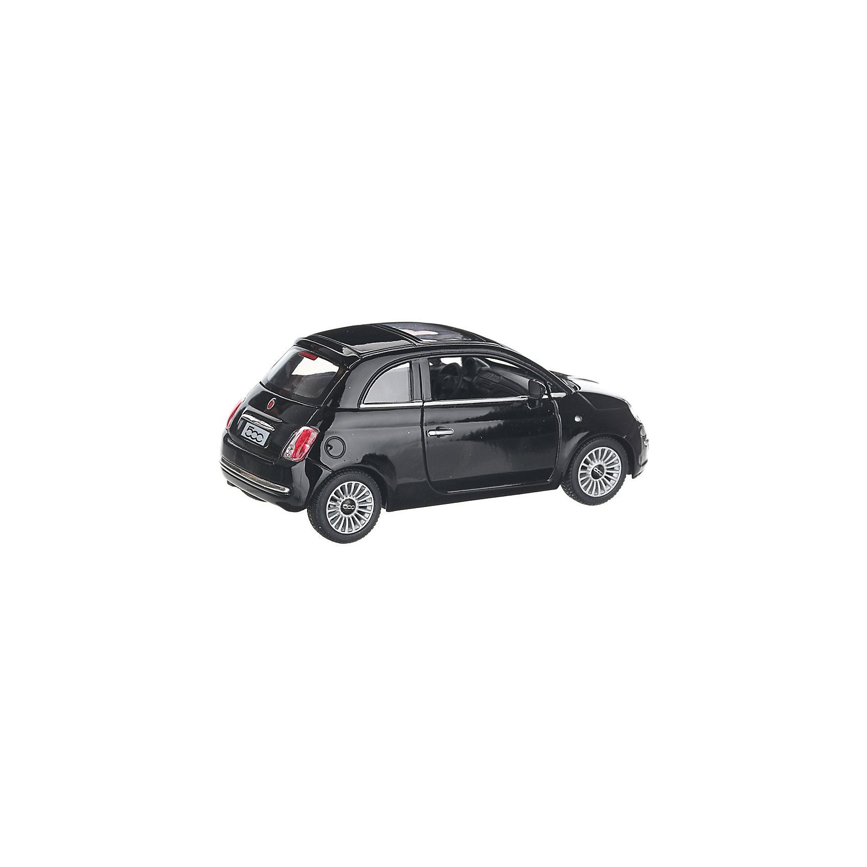 фото Коллекционная машинка serinity toys fiat 500, чёрная