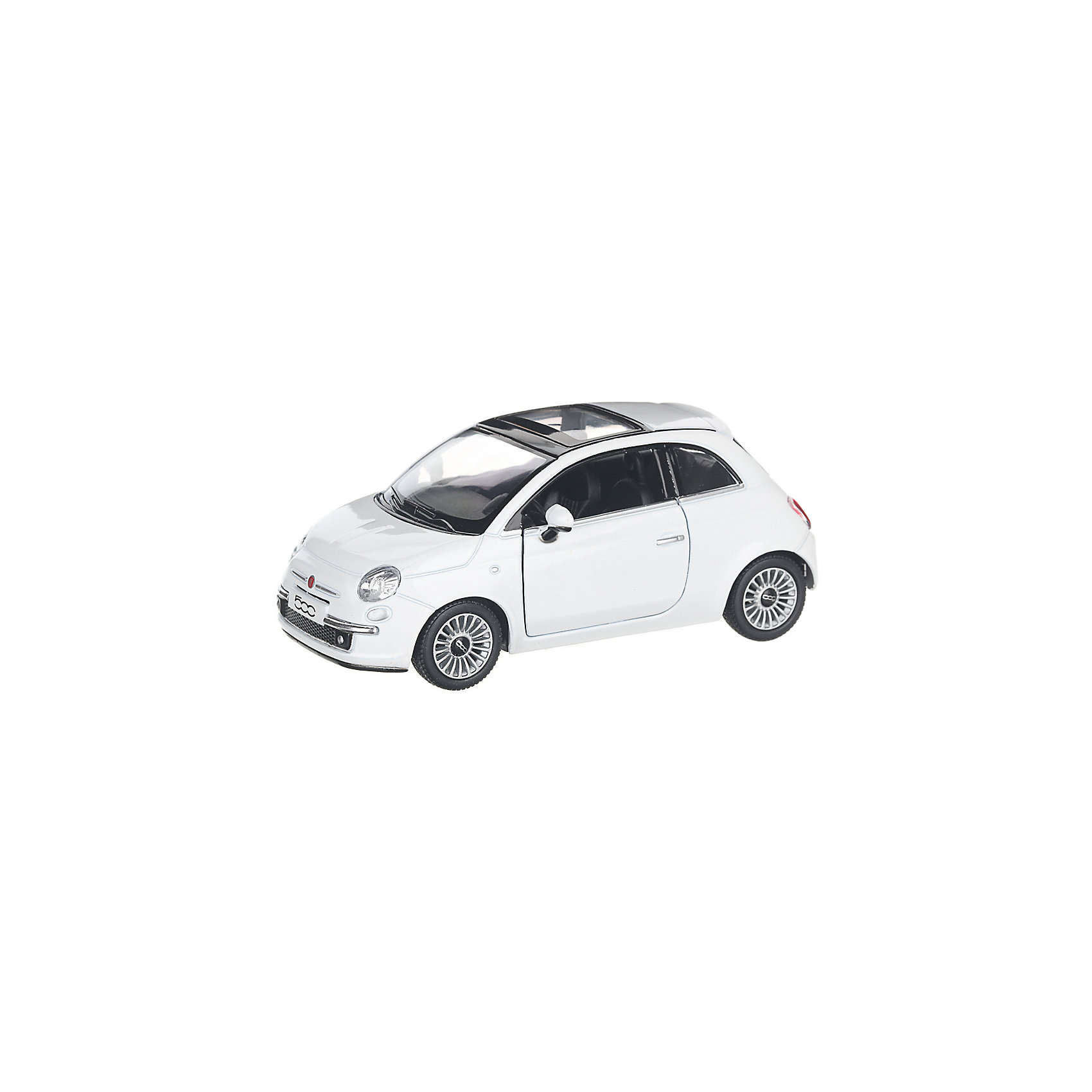 фото Коллекционная машинка serinity toys fiat 500, белая