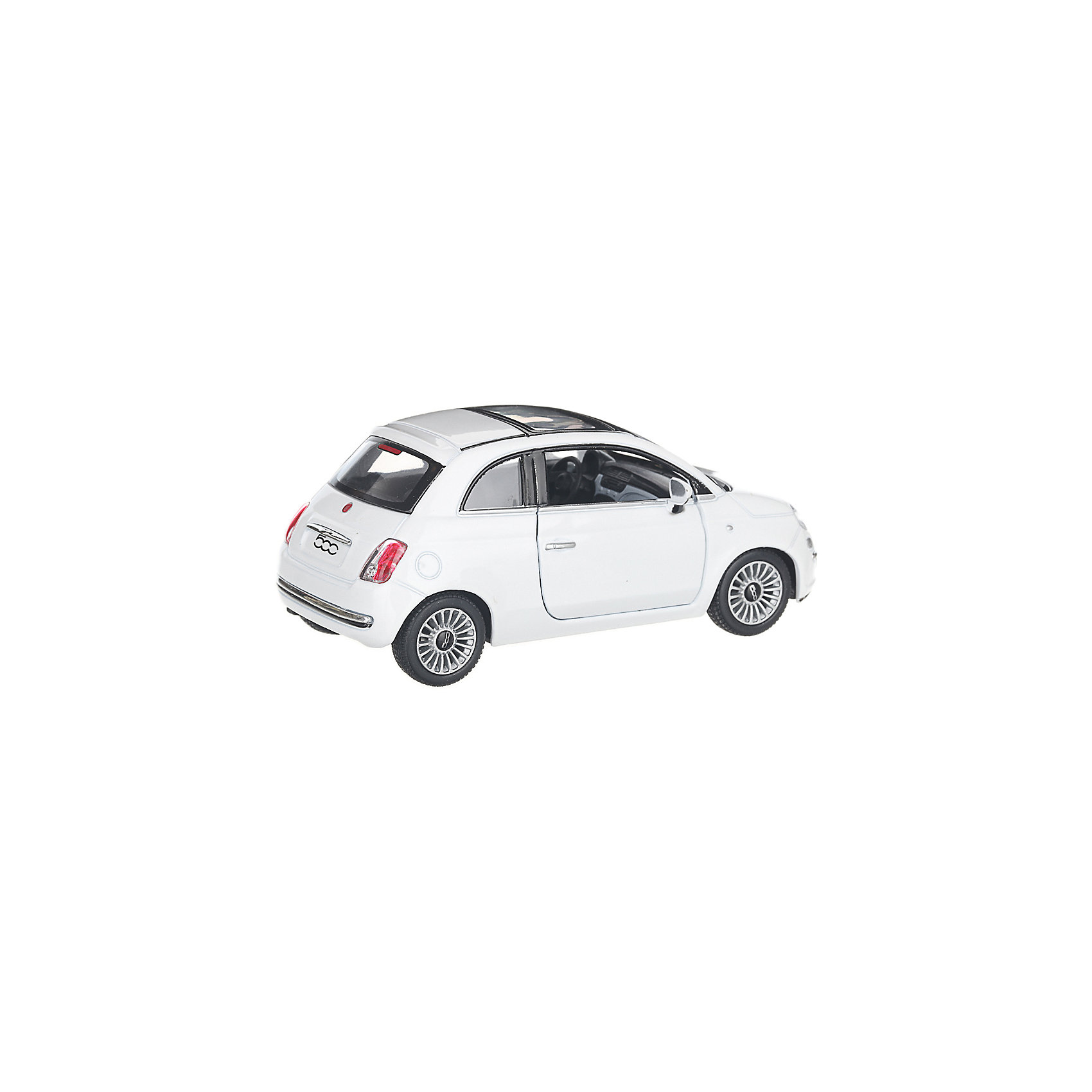 фото Коллекционная машинка serinity toys fiat 500, белая