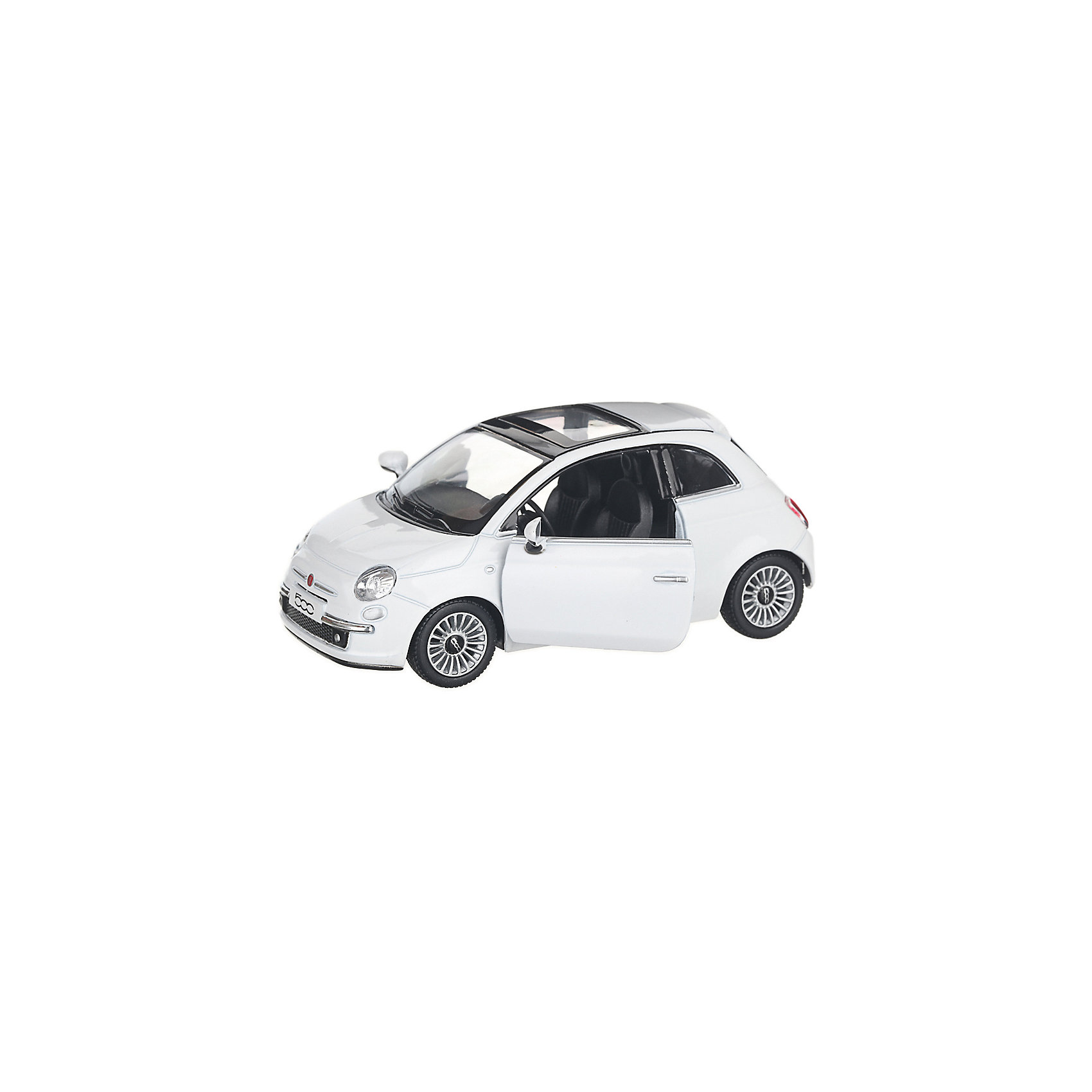 фото Коллекционная машинка serinity toys fiat 500, белая