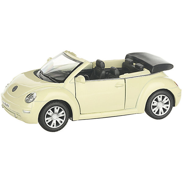 Коллекционная машинка Volkswagen Beetle кабриолет, жёлтая Serinity Toys 13233200