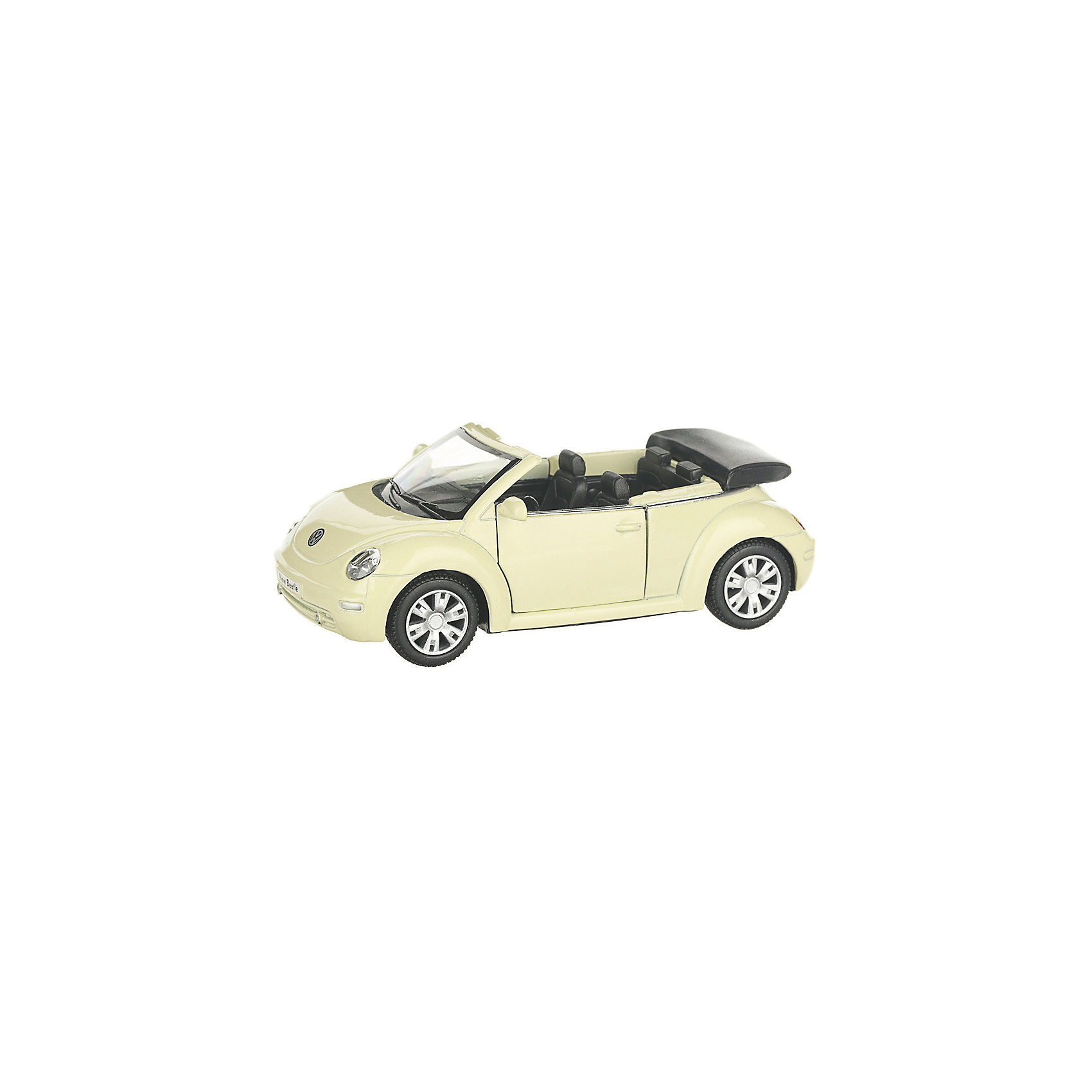 Коллекционная машинка Volkswagen Beetle кабриолет, жёлтая Serinity Toys 13233200