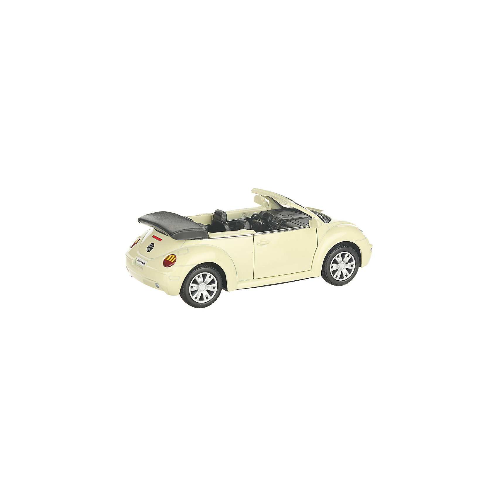 Коллекционная машинка Volkswagen Beetle кабриолет, жёлтая Serinity Toys 13233200