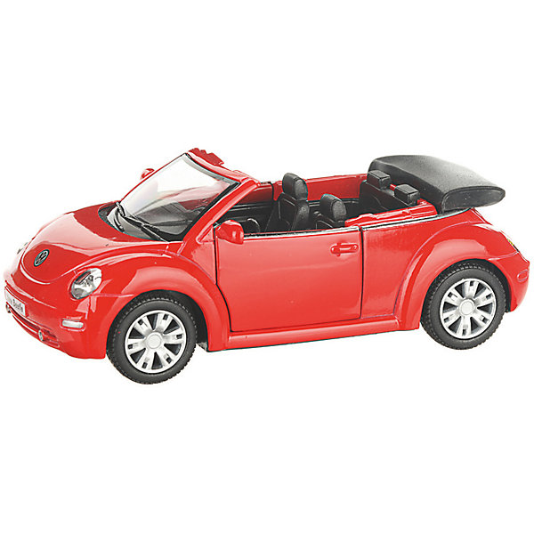 фото Коллекционная машинка Serinity Toys Volkswagen Beetle кабриолет, красная