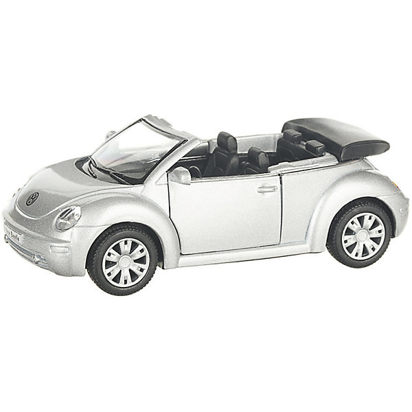 

Коллекционная машинка Serinity Toys Volkswagen Beetle кабриолет, серебристая