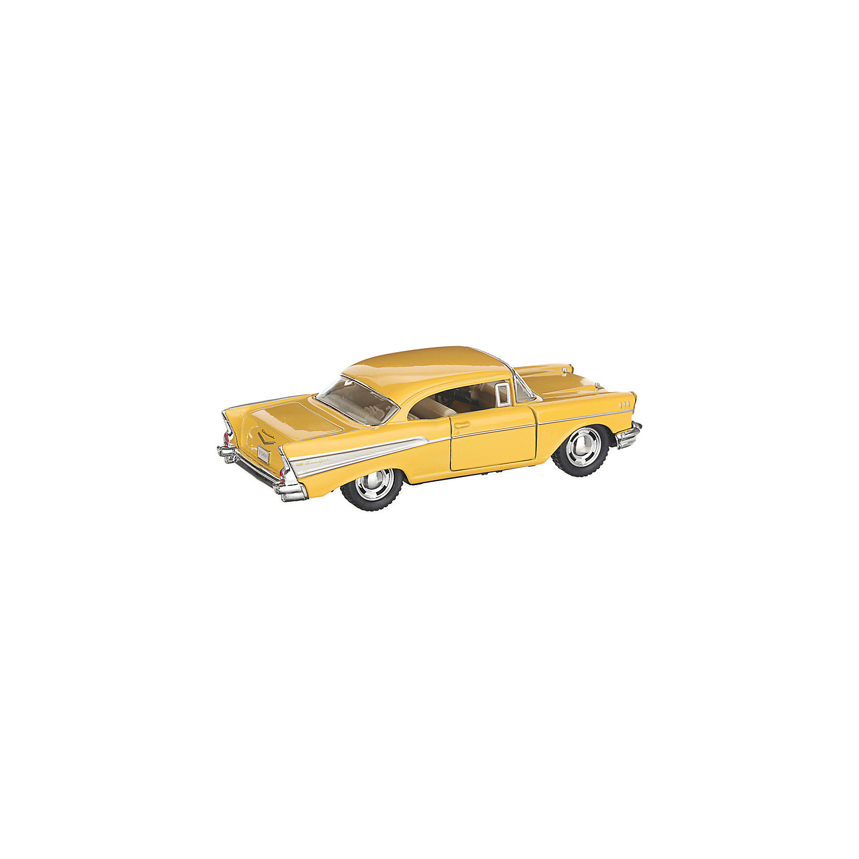 фото Коллекционная машинка serinity toys chevrolet bel air, жёлтая