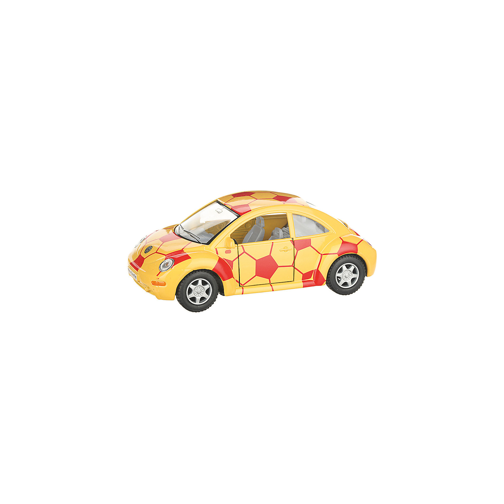 фото Коллекционная машинка serinity toys volkswagen beetle new футбольный, жёлтая