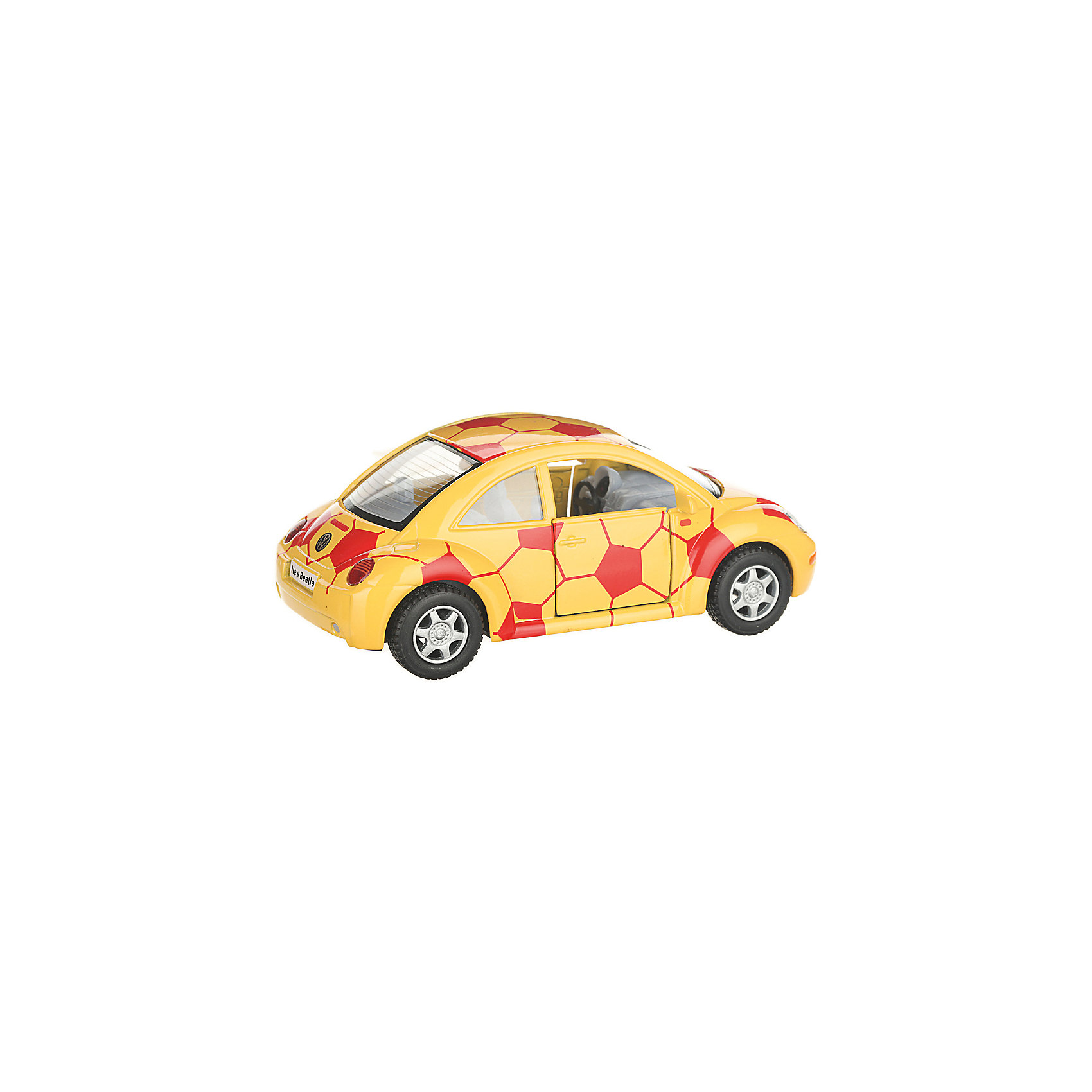 фото Коллекционная машинка serinity toys volkswagen beetle new футбольный, жёлтая