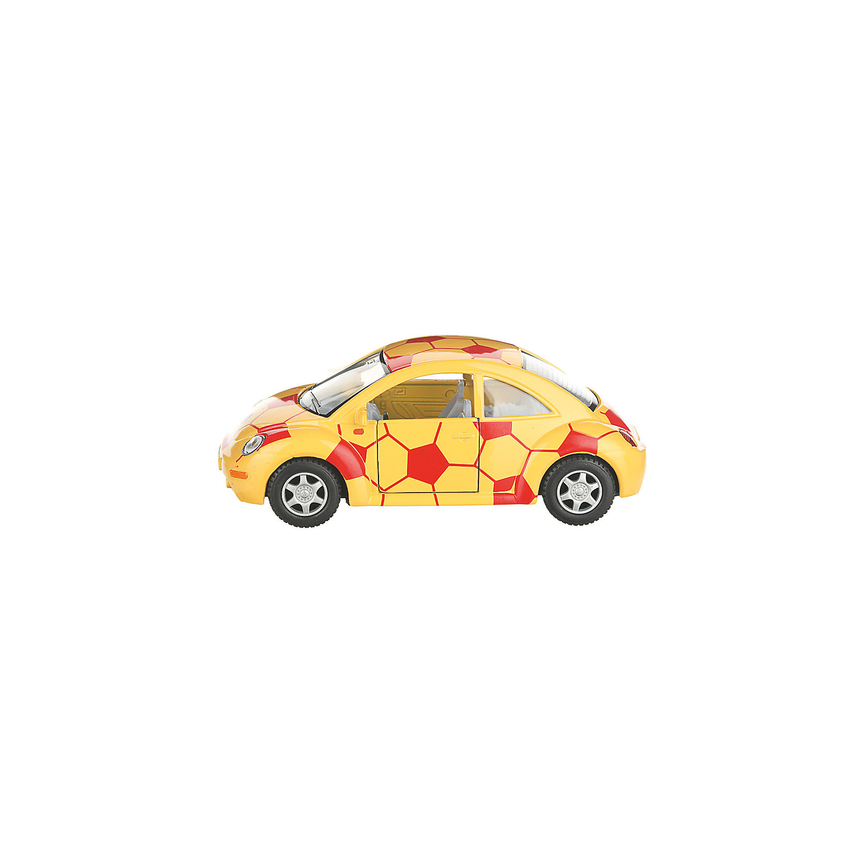 фото Коллекционная машинка serinity toys volkswagen beetle new футбольный, жёлтая