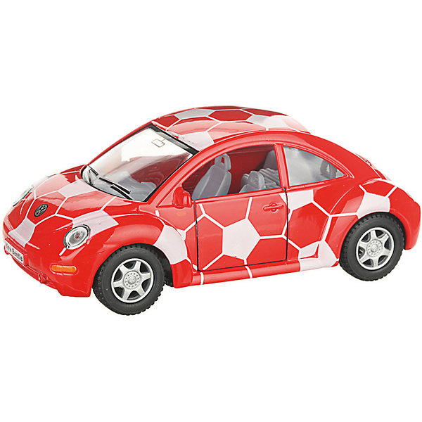 

Коллекционная машинка Serinity Toys Volkswagen Beetle New Футбольный, красная