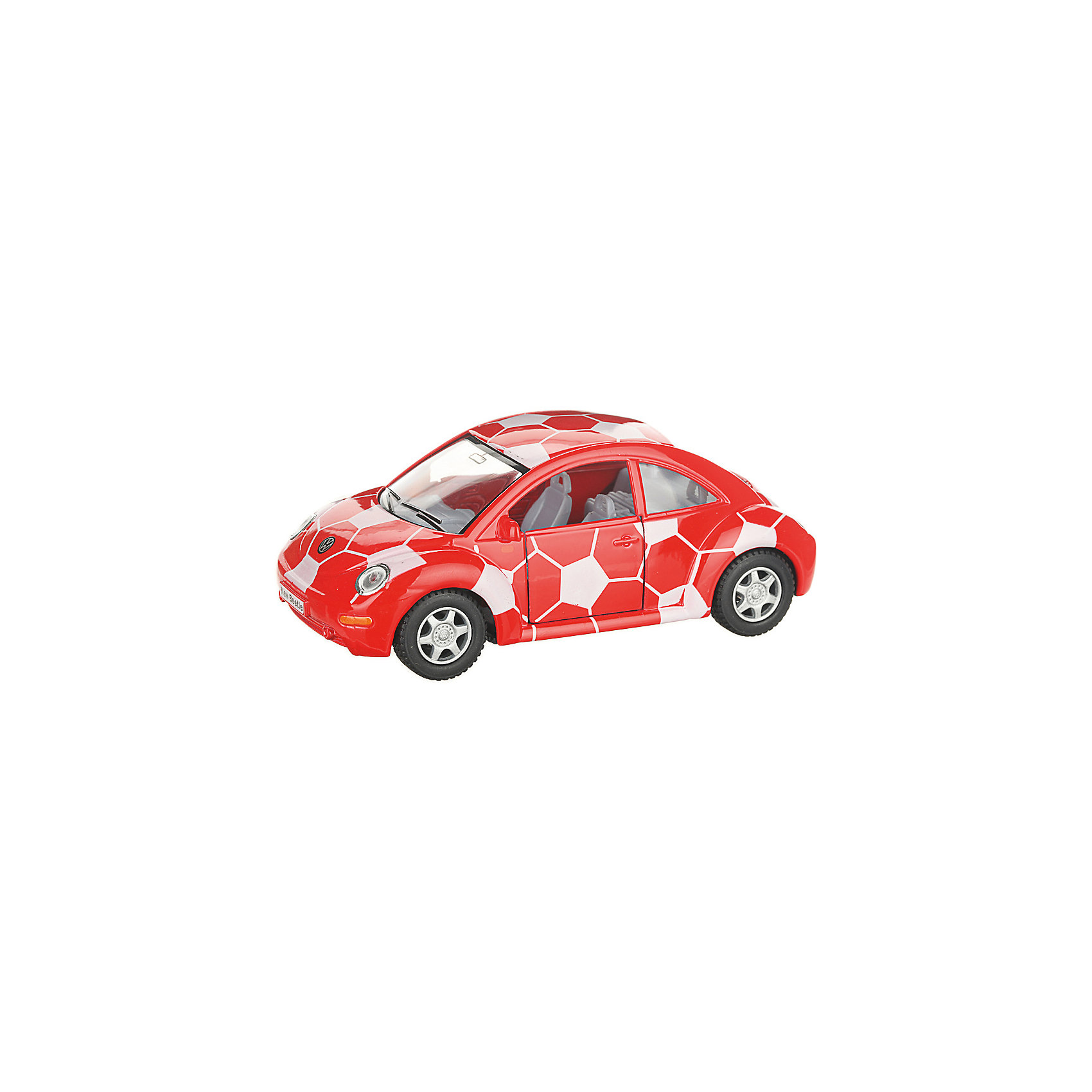 фото Коллекционная машинка serinity toys volkswagen beetle new футбольный, красная