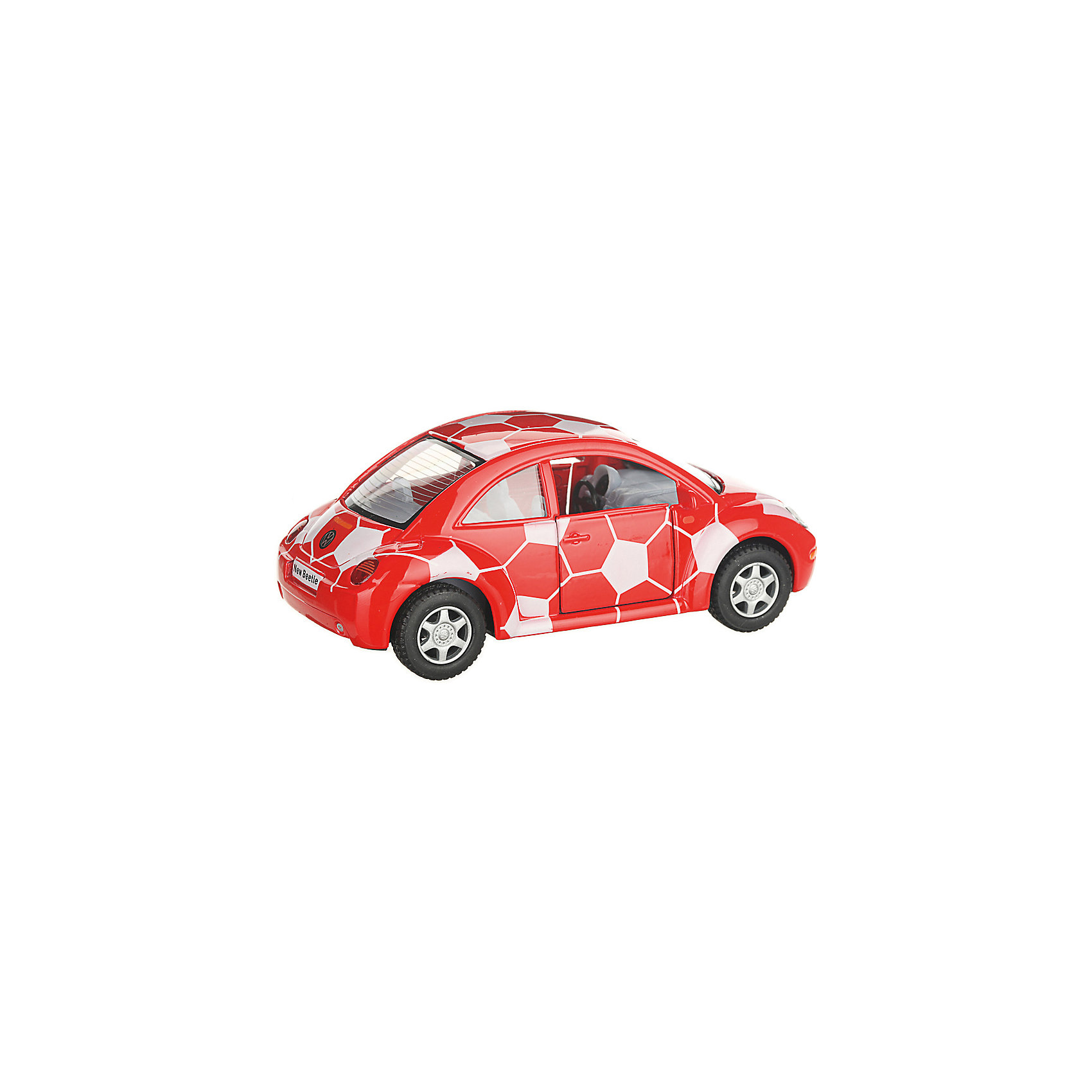 фото Коллекционная машинка serinity toys volkswagen beetle new футбольный, красная