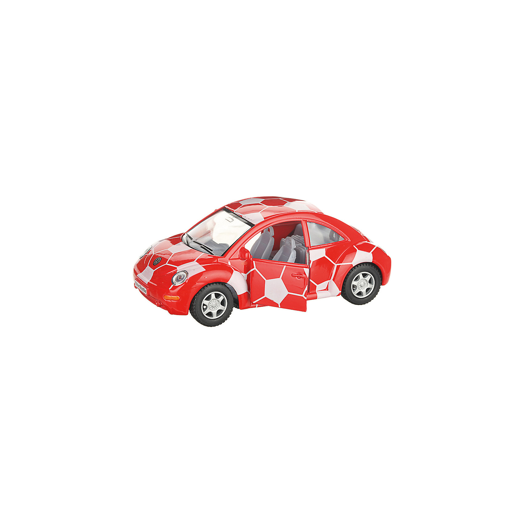 фото Коллекционная машинка serinity toys volkswagen beetle new футбольный, красная