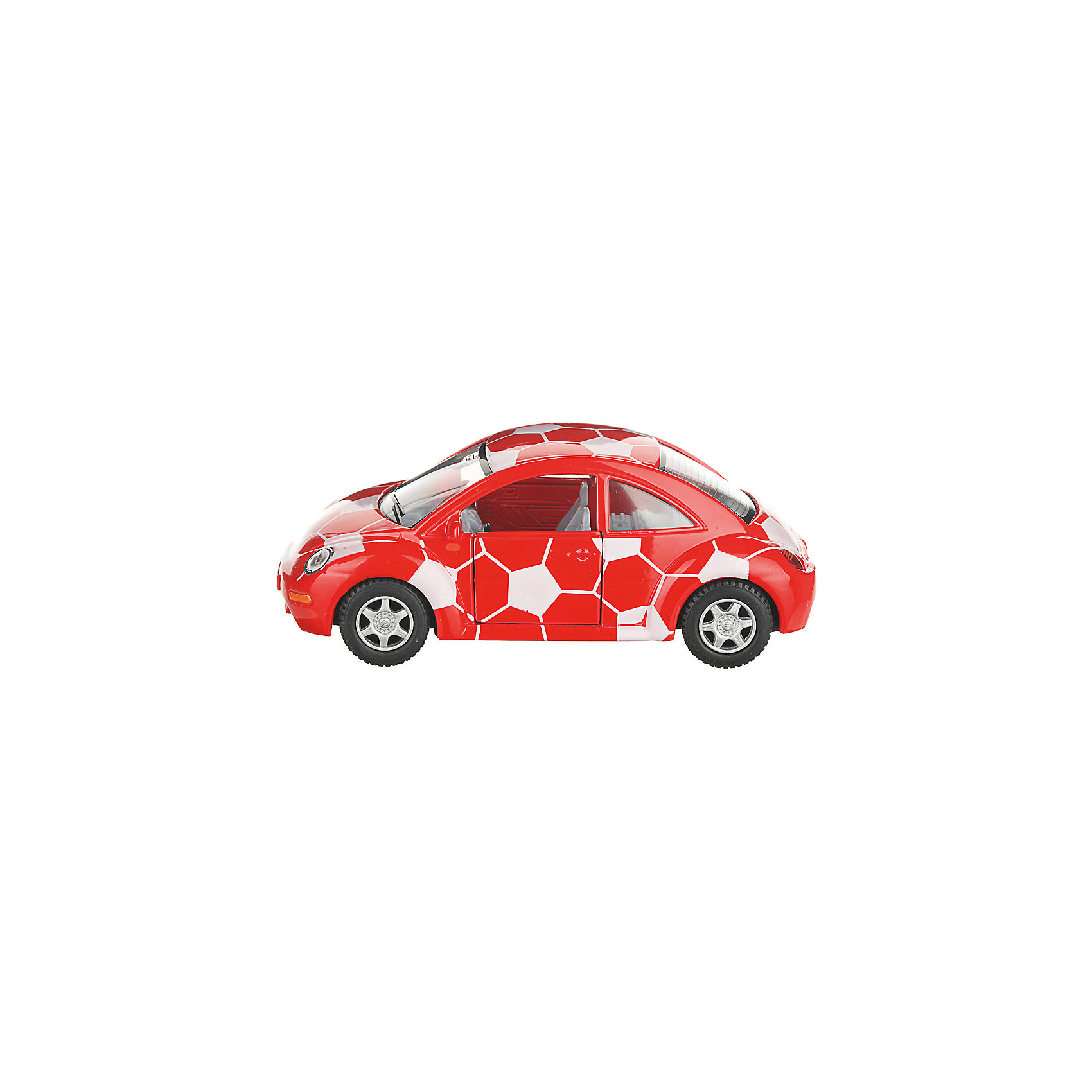 фото Коллекционная машинка serinity toys volkswagen beetle new футбольный, красная