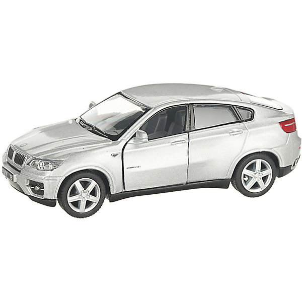 

Металлическая машинка Serinity Toys BMW X6, серебристая