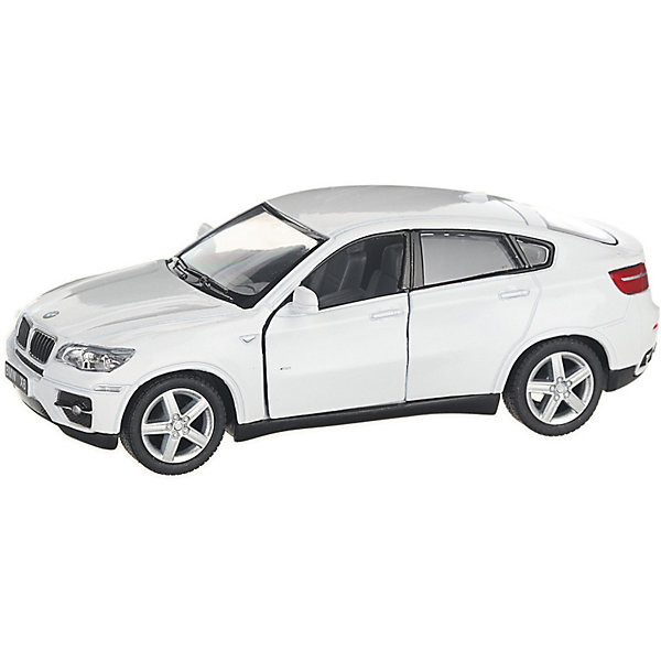 Коллекционная машинка BMW X6, белая Serinity Toys 13233249