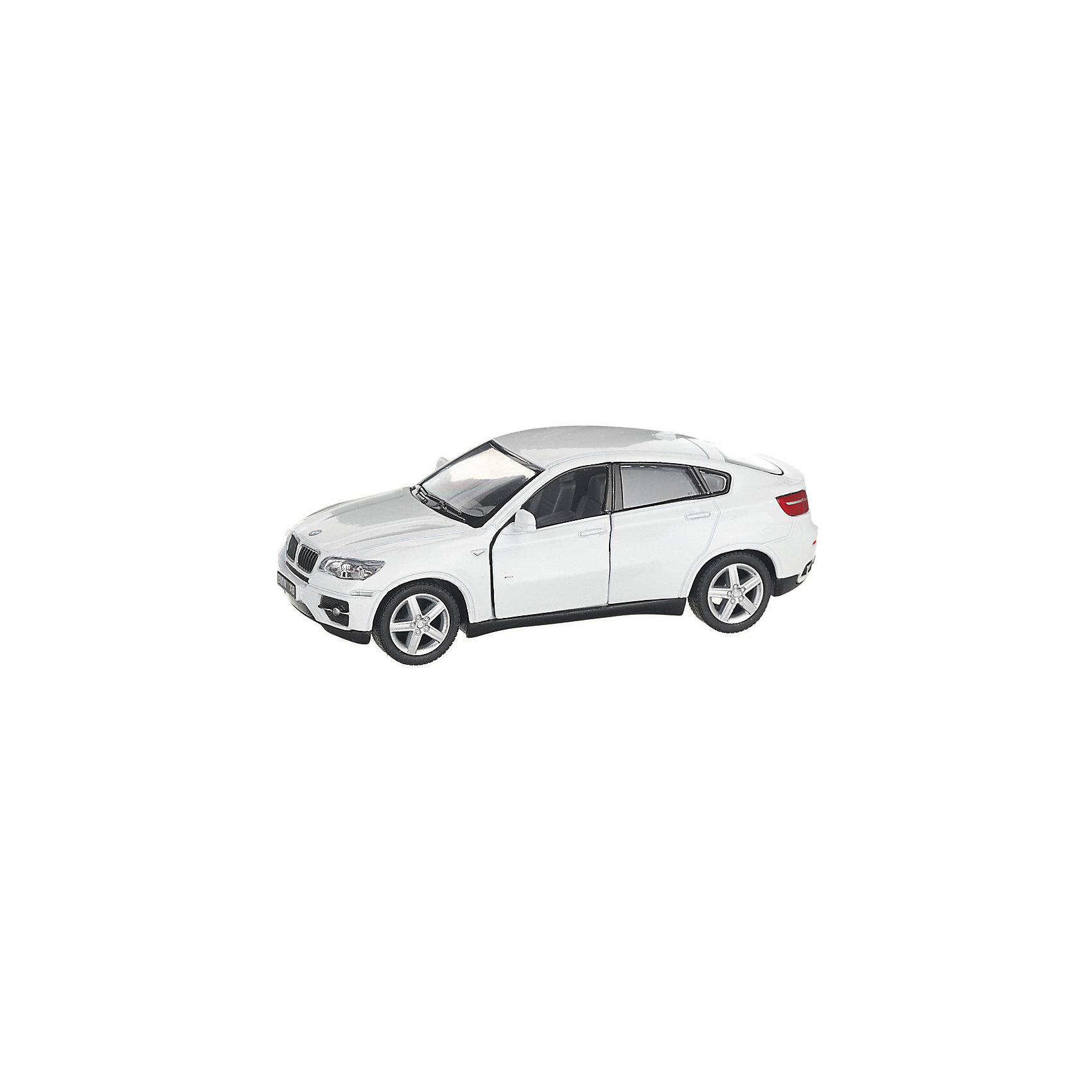 Коллекционная машинка BMW X6, белая Serinity Toys 13233249