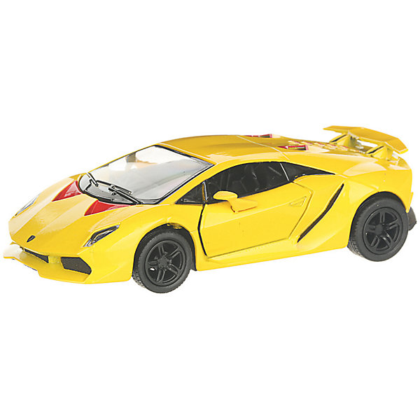 фото Коллекционная машинка serinity toys lamborghini sesto elemento, жёлтая