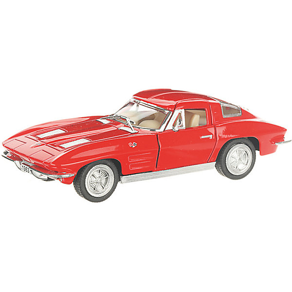 фото Коллекционная машинка serinity toys 1963 chevrolet corvette sting ray, красная