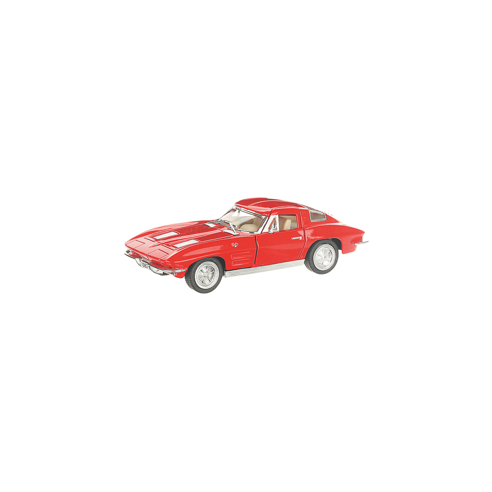 фото Коллекционная машинка serinity toys 1963 chevrolet corvette sting ray, красная