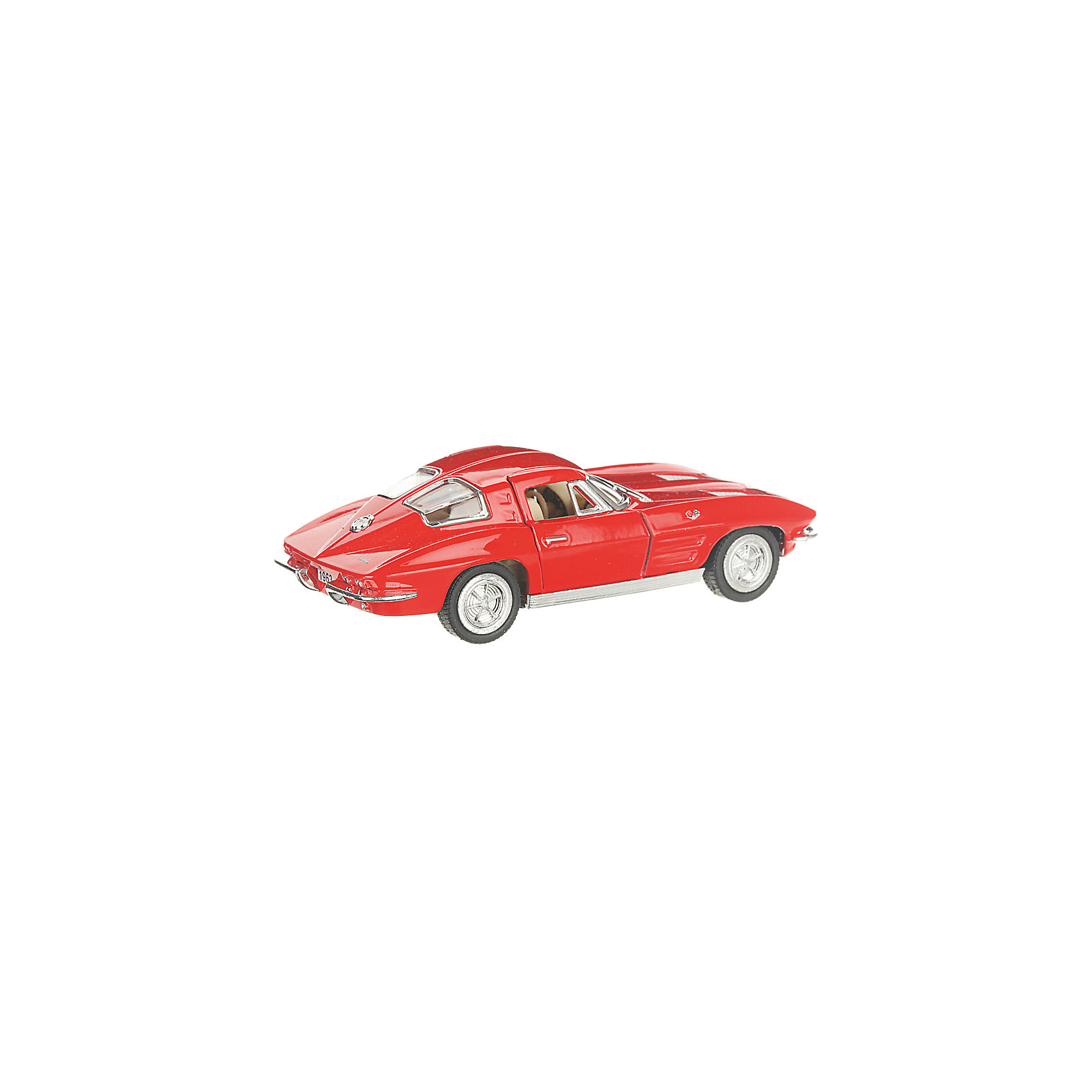 фото Коллекционная машинка serinity toys 1963 chevrolet corvette sting ray, красная