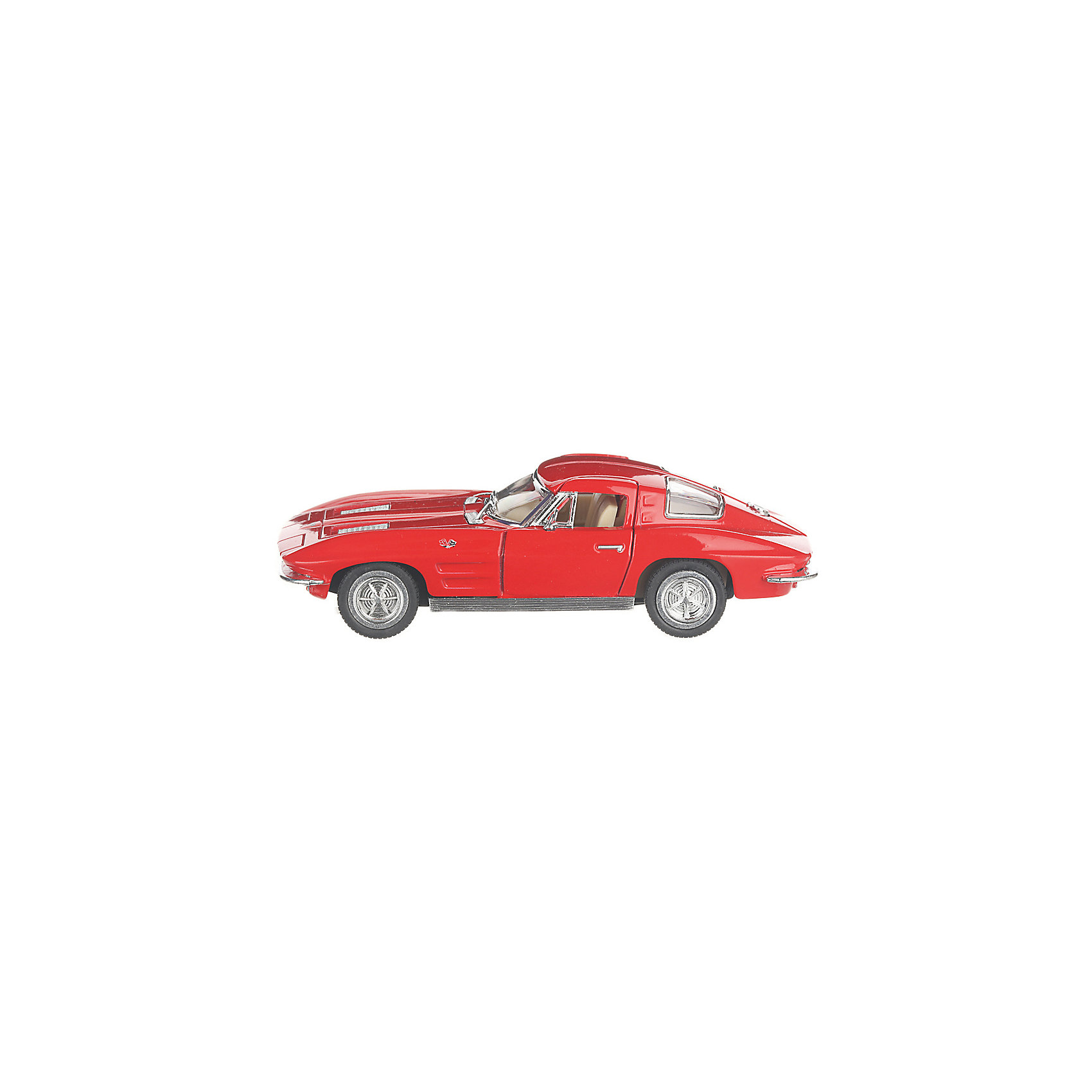 фото Коллекционная машинка serinity toys 1963 chevrolet corvette sting ray, красная