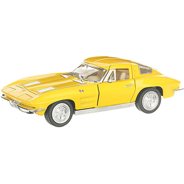 

Коллекционная машинка Serinity Toys 1963 Chevrolet Corvette Sting Ray, жёлтая