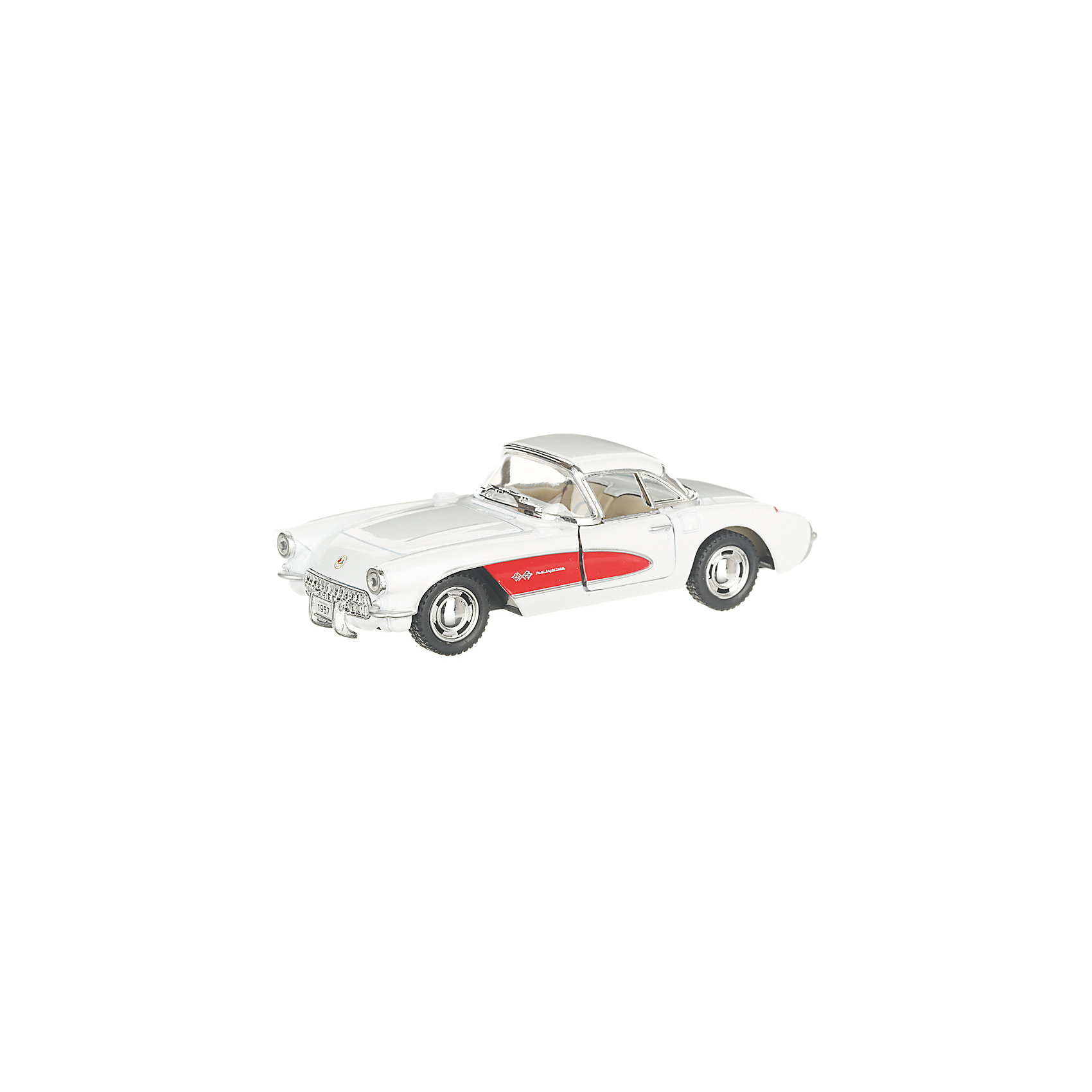 Коллекционная машинка Chevrolet Corvette, белая Serinity Toys 13233314