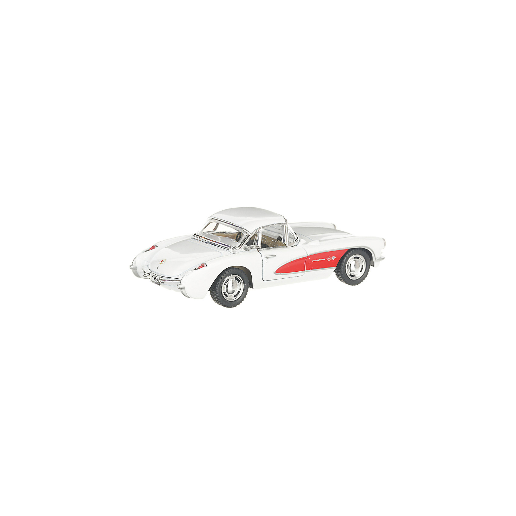 Коллекционная машинка Chevrolet Corvette, белая Serinity Toys 13233314