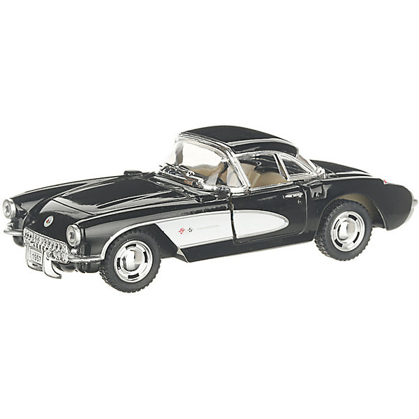 фото Коллекционная машинка serinity toys chevrolet corvette, чёрная