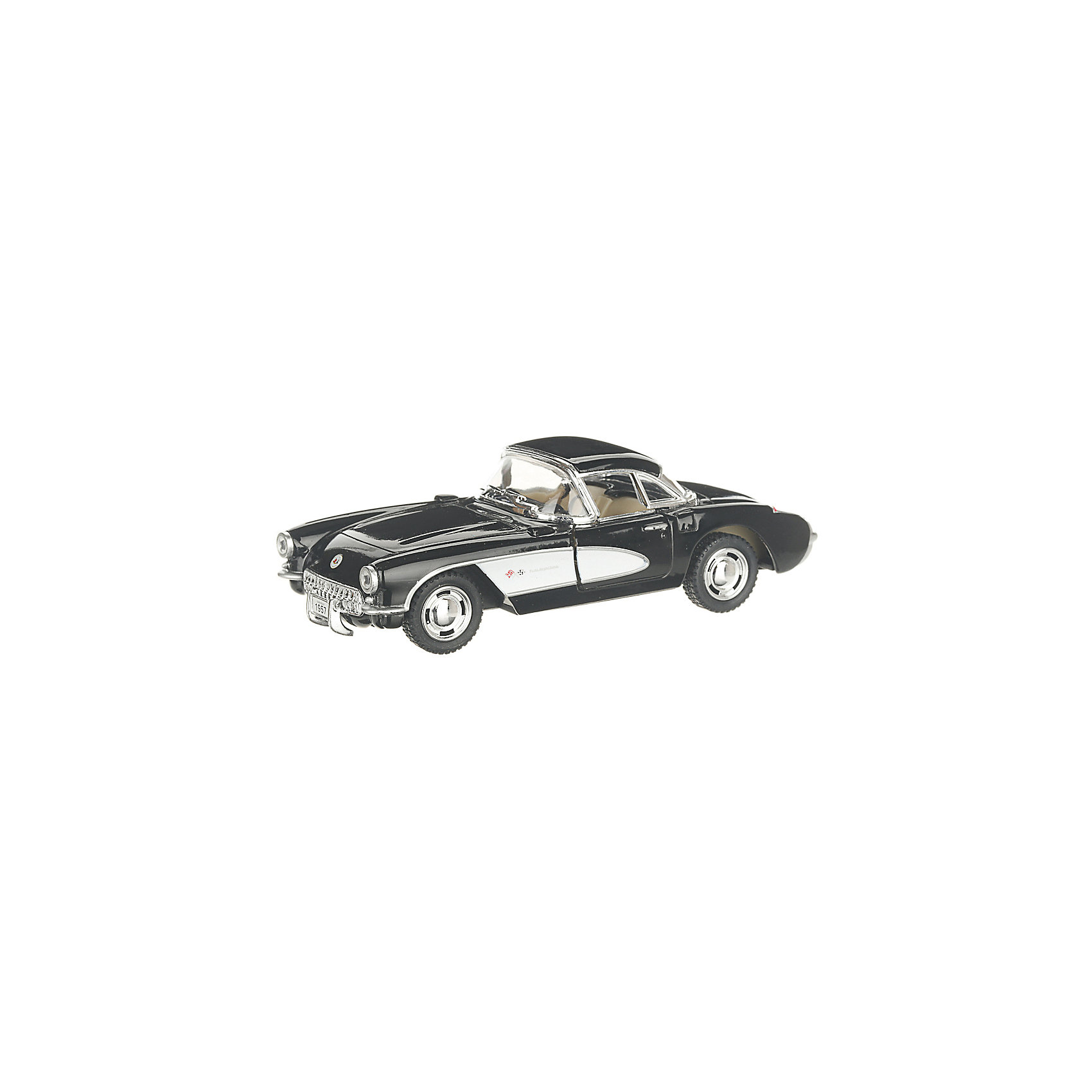 фото Коллекционная машинка serinity toys chevrolet corvette, чёрная