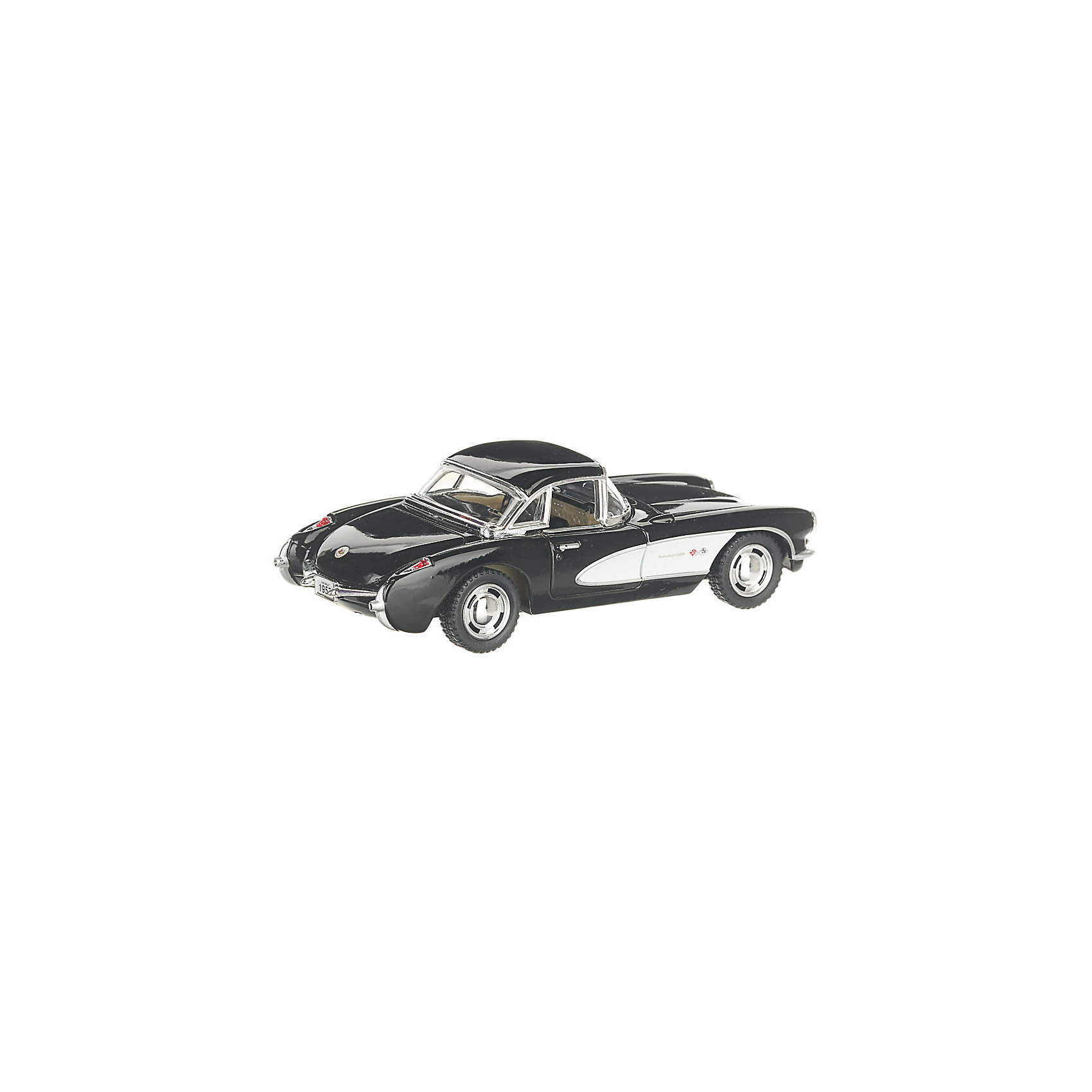 фото Коллекционная машинка serinity toys chevrolet corvette, чёрная