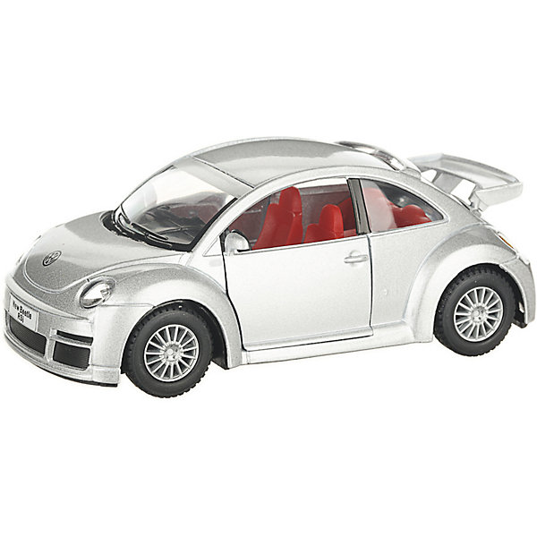 фото Коллекционная машинка serinity toys volkswagen beetle new rsi, серебристая