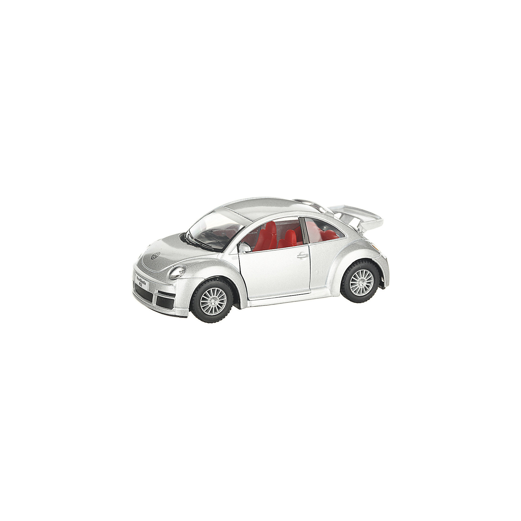 фото Коллекционная машинка serinity toys volkswagen beetle new rsi, серебристая