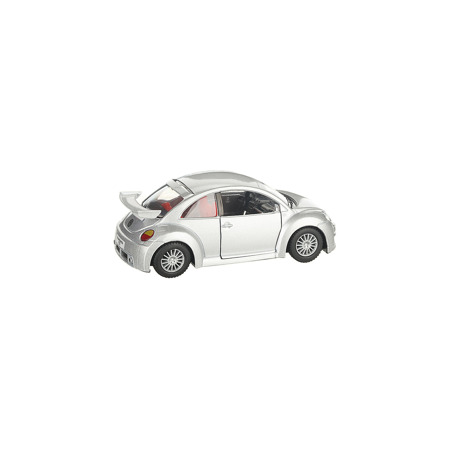 фото Коллекционная машинка serinity toys volkswagen beetle new rsi, серебристая