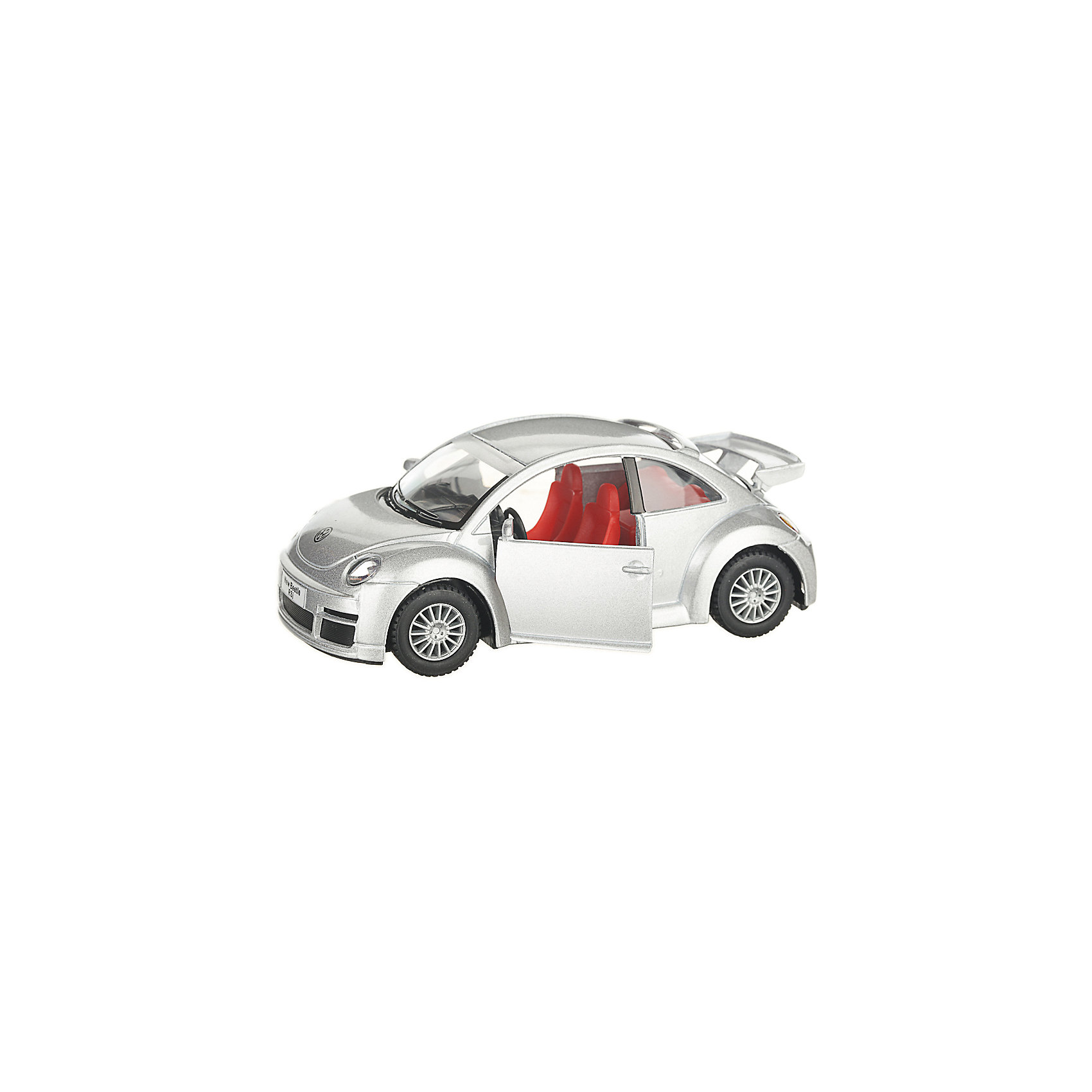 фото Коллекционная машинка serinity toys volkswagen beetle new rsi, серебристая