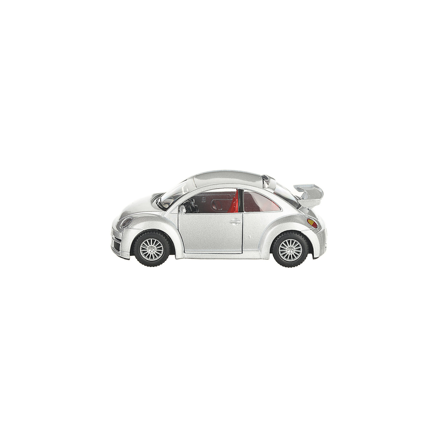 фото Коллекционная машинка serinity toys volkswagen beetle new rsi, серебристая