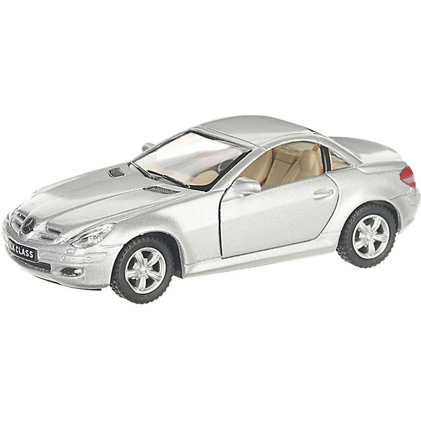 фото Коллекционная машинка serinity toys merсedes-benz slk, серебристая