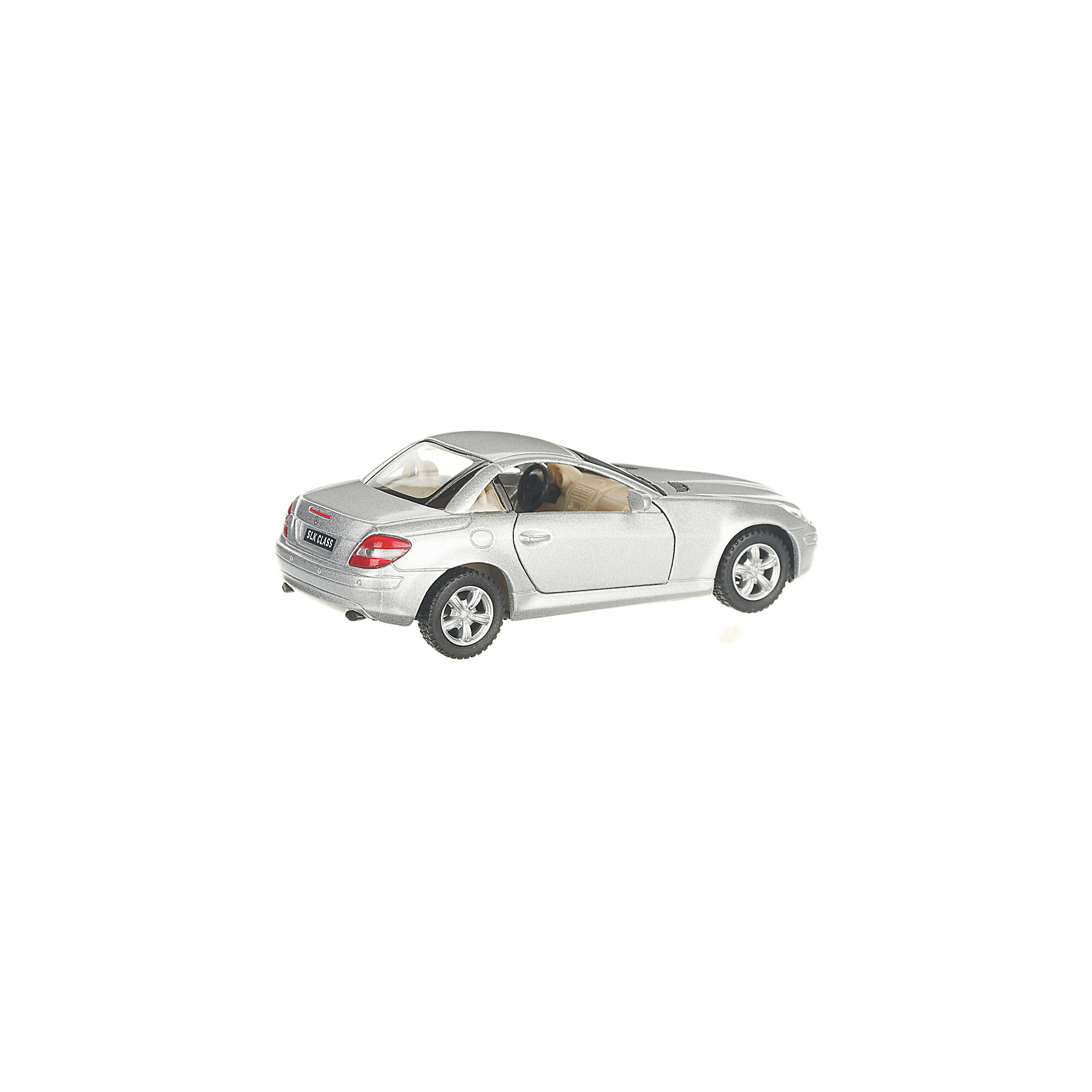 фото Коллекционная машинка serinity toys merсedes-benz slk, серебристая