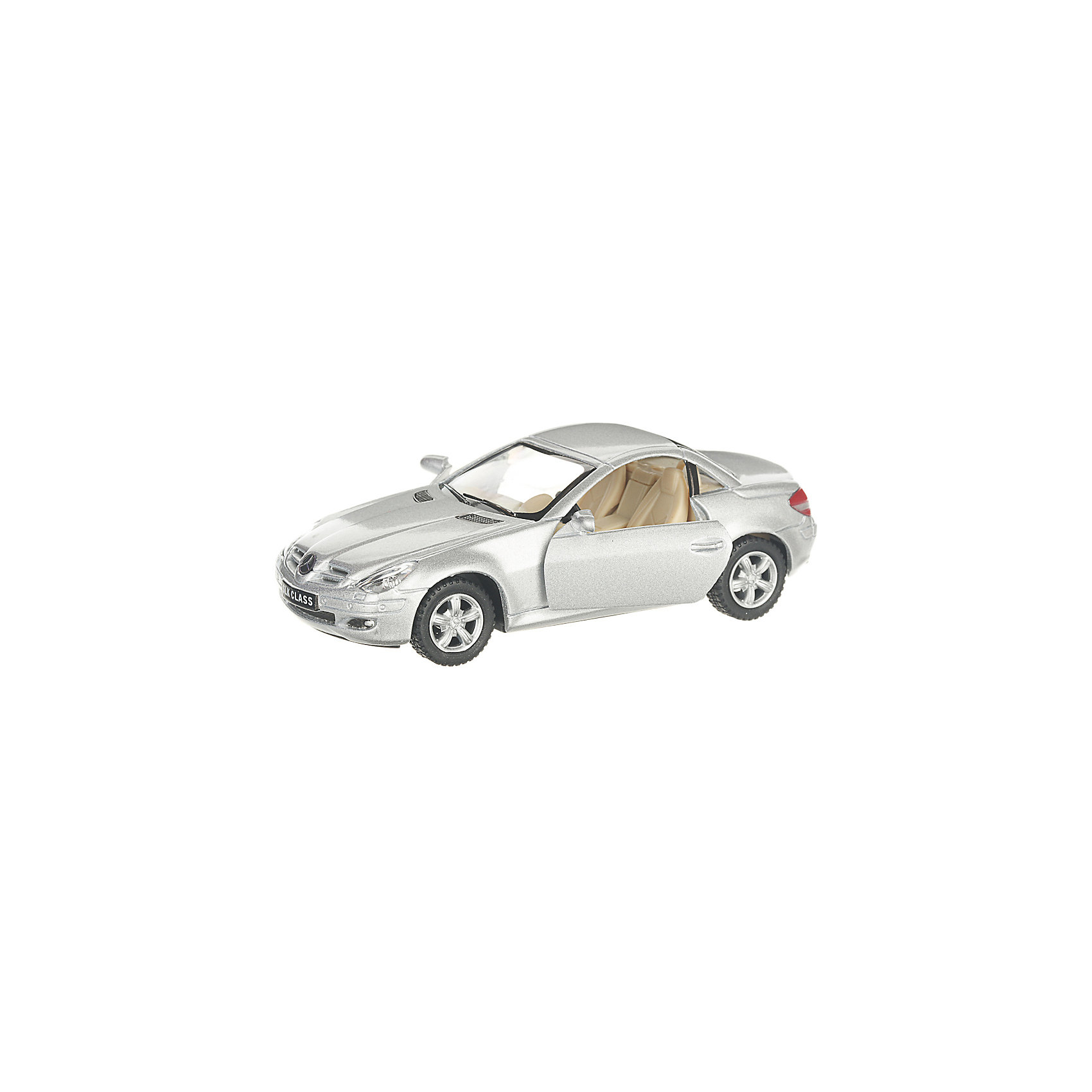 фото Коллекционная машинка serinity toys merсedes-benz slk, серебристая