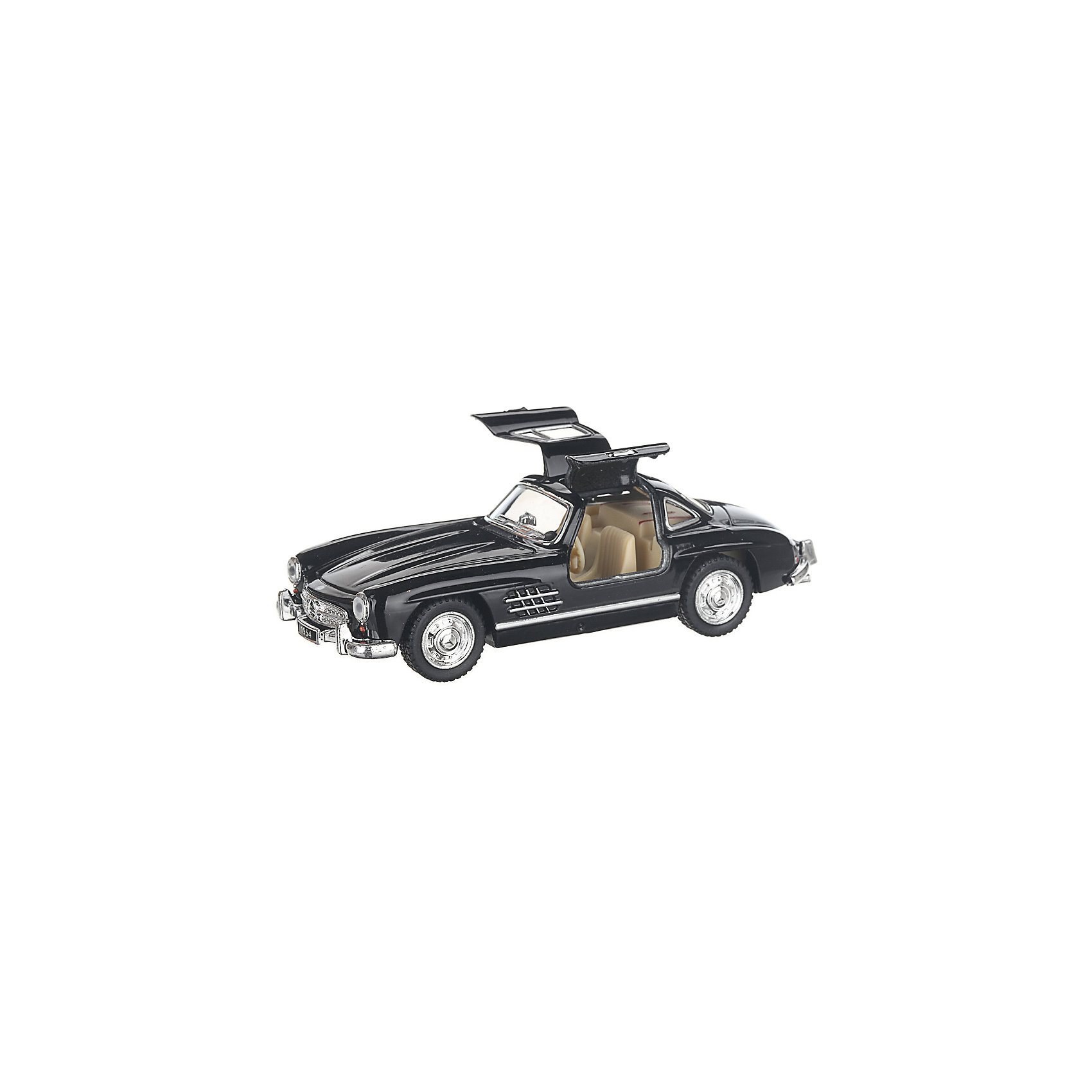 фото Коллекционная машинка serinity toys merсedes-benz 300 sl, чёрная