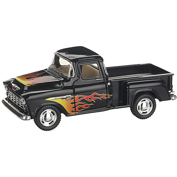 

Коллекционная машинка Serinity Toys Сhevy Stepside Пикап, чёрная