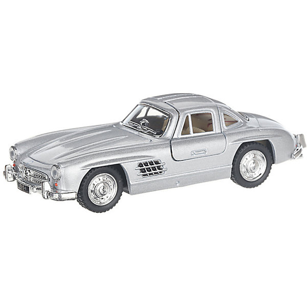 фото Коллекционная машинка serinity toys merсedes-benz 300 sl, серебристая