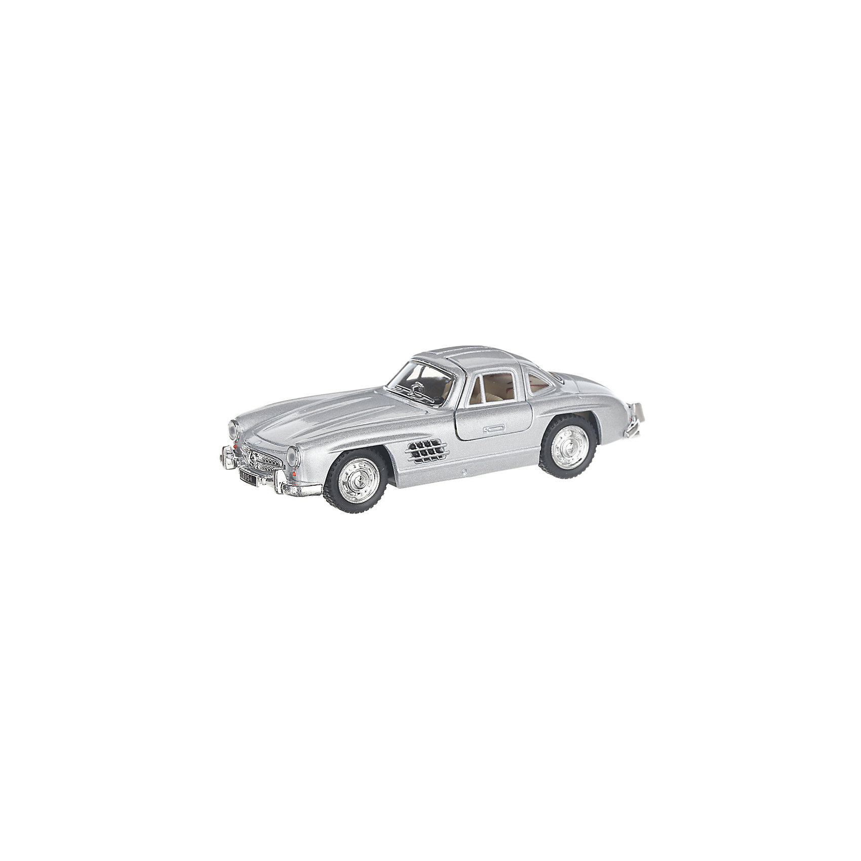 фото Коллекционная машинка serinity toys merсedes-benz 300 sl, серебристая